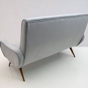 Marco Zanuso Style Mid-Century Modern Velvet Sofa "Lady", 50s