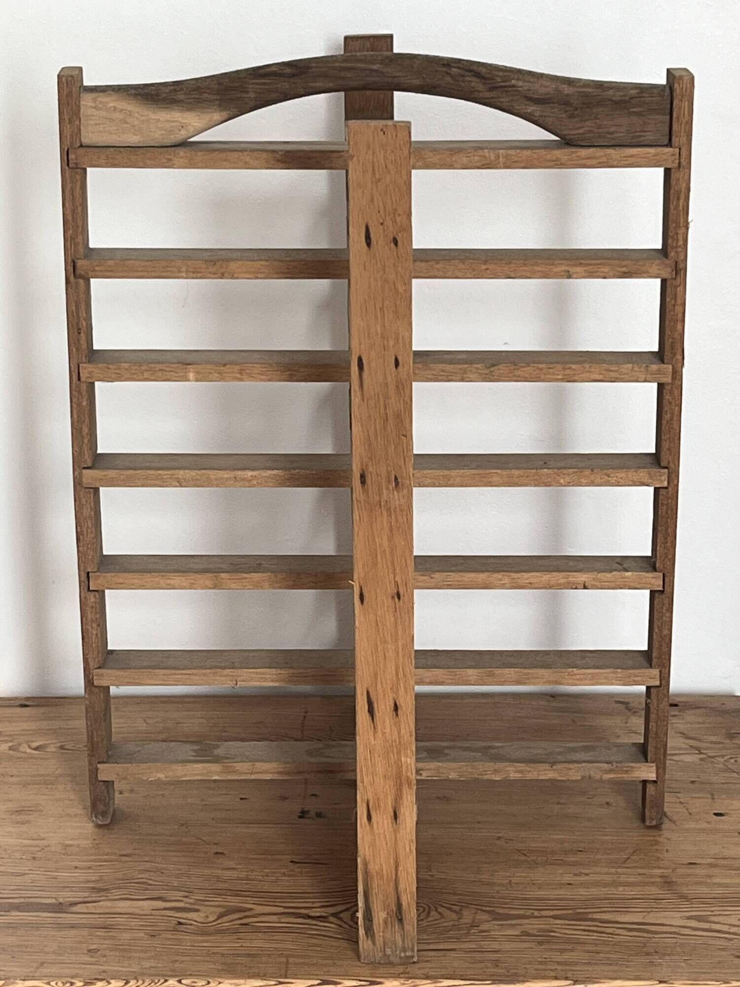 Old pastry board, wooden pie carrier,