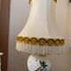 Painted ceramic table lamp