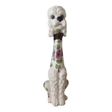 Large earthenware dog made in Italy