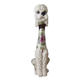 Grand chien en faience de fabrication Italienne