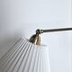 Danish Brass Swing Arm Wall Lamp, 1950s