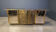 Brass credenza by Belgochrom, 1980s