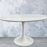 Tulip foot table from the 70s, 120cms in diameter