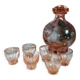 Art Deco Rosaline Liqueur Service - French - Vintage