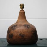 Large terracotta lamp from the 70s