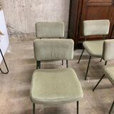 6 Chaises Design André Simard Airborne Vintage