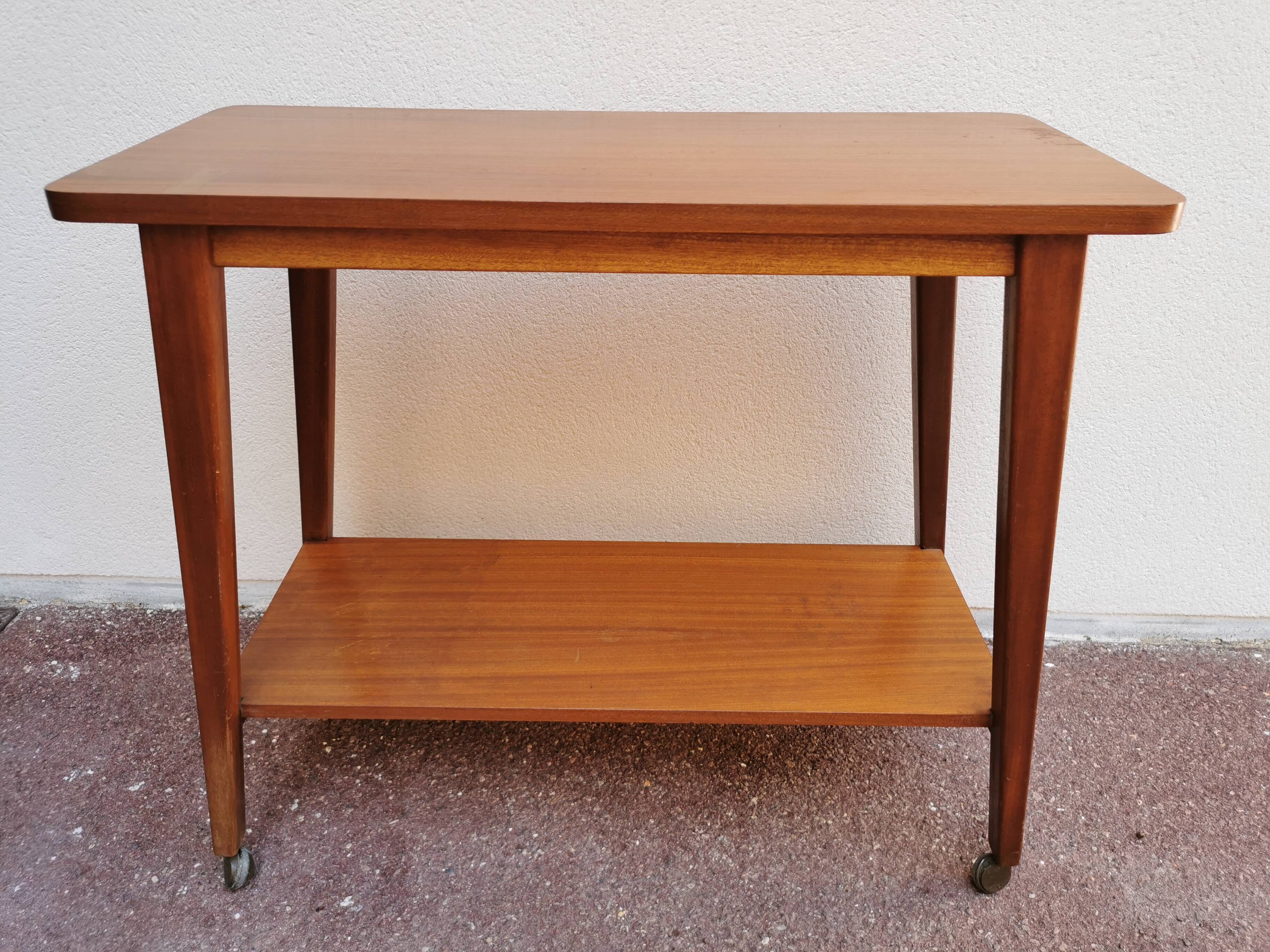 Serving table on wheels 50/60s