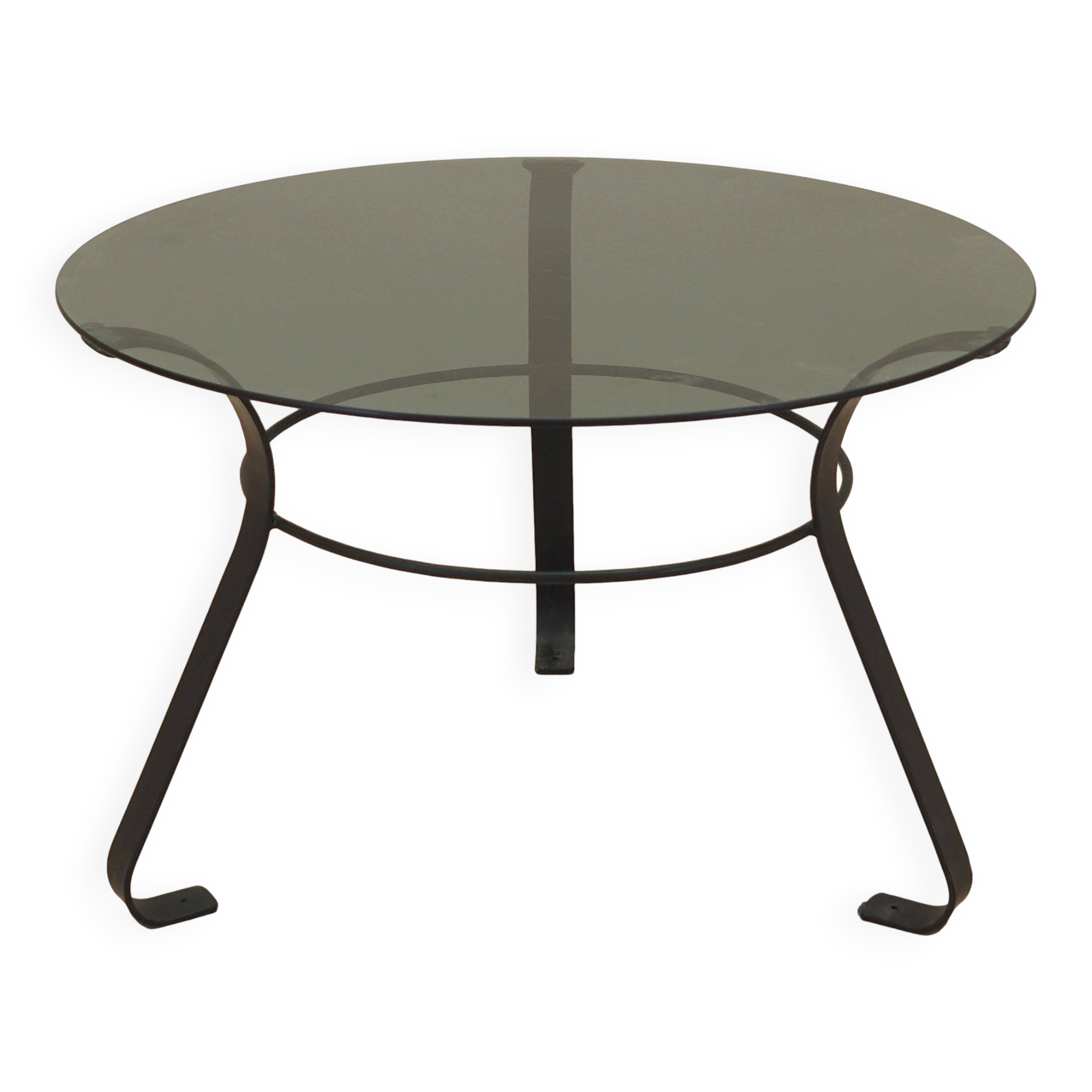 Glass coffee table, Danish design, 1970s, production: Denmark