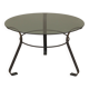 Glass coffee table, Danish design, 1970s, production: Denmark