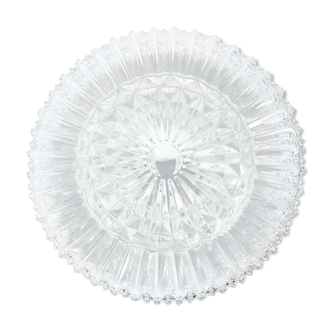 Vintage ceiling lamp in round glass 24 cm