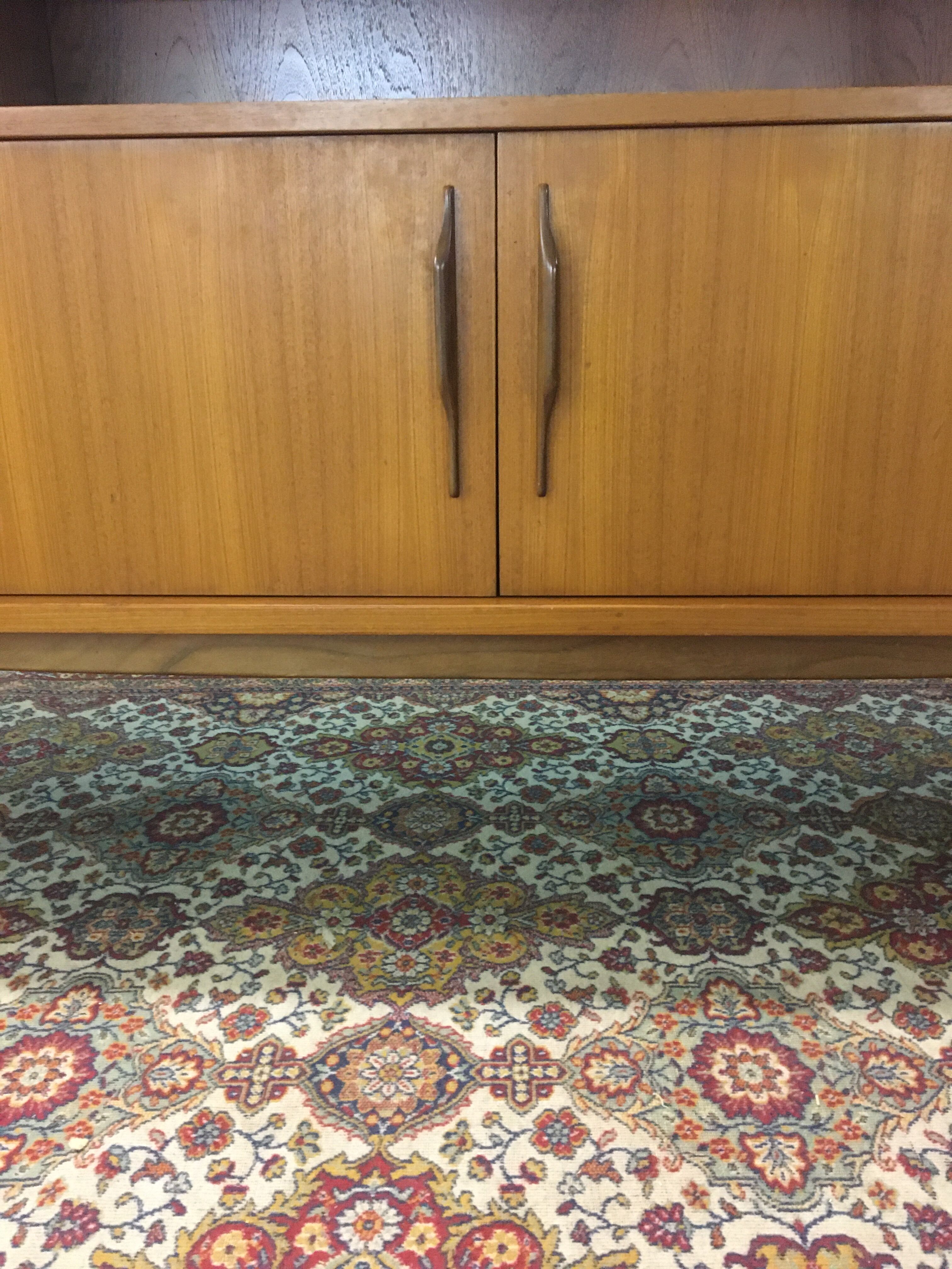 High teak and walnut sideboard 1960