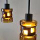 Set of 2 pendant lamps by Victor Bernt for Flygsfors, Sweden, 1960