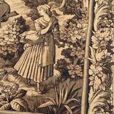 Old French tapestry
