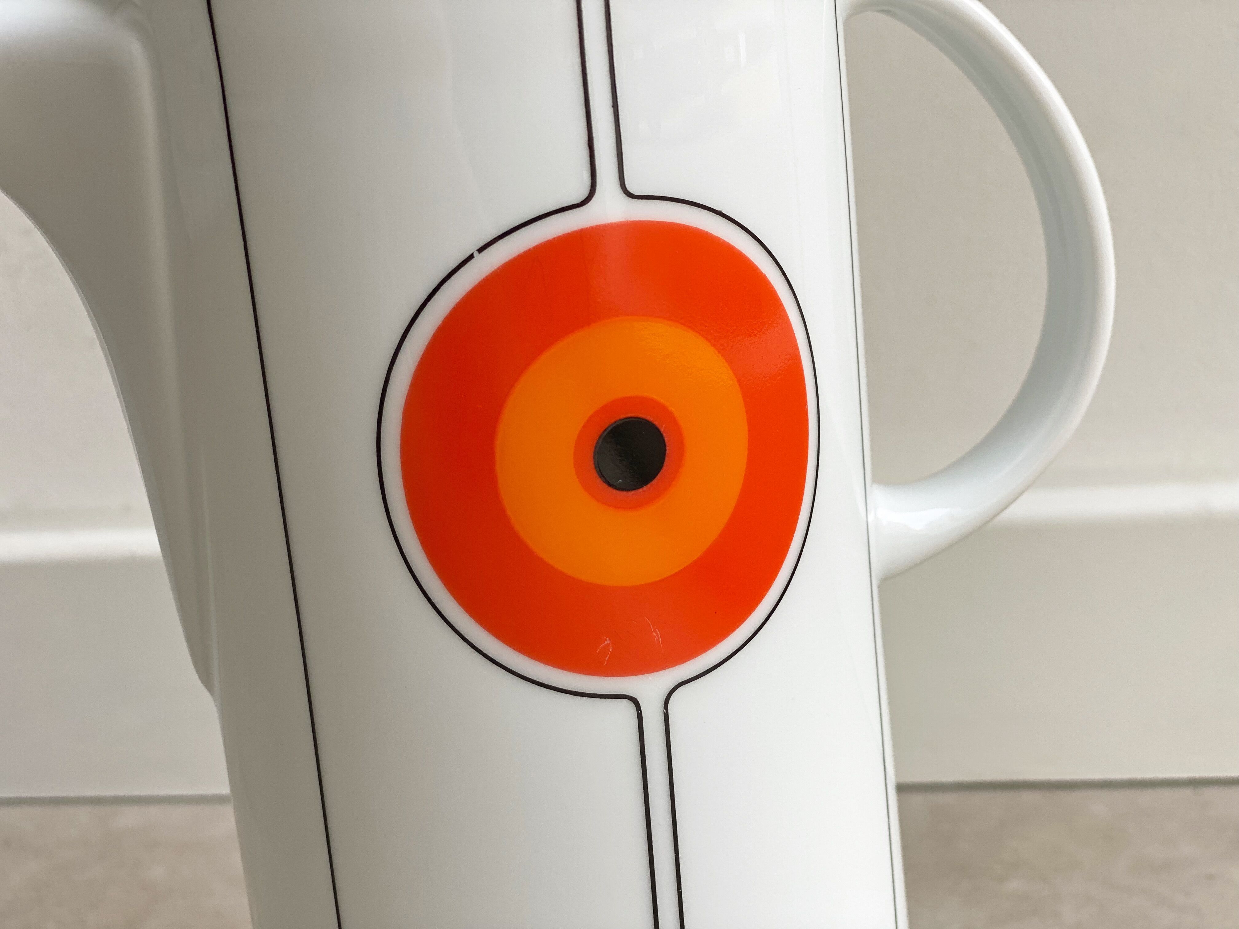 Cafetière thomas allemagne rosenthal eclipse, design space age op art
