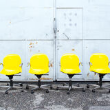 Cadsana office chairs by Pier Luigi Gianfranchi for ICF, Italy, 1970s