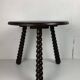French modernist wood turned bobbin side sable in the manner of Charles Dud