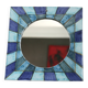 vintage ceramic mirror and design, 1970s