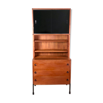 Bookcase Minvieille 1960 in teak