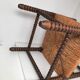 Vintage wooden corner chair turns, 50/60