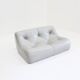Canapé Kali en cuir gris de Michel Ducaroy pour Ligne Roset