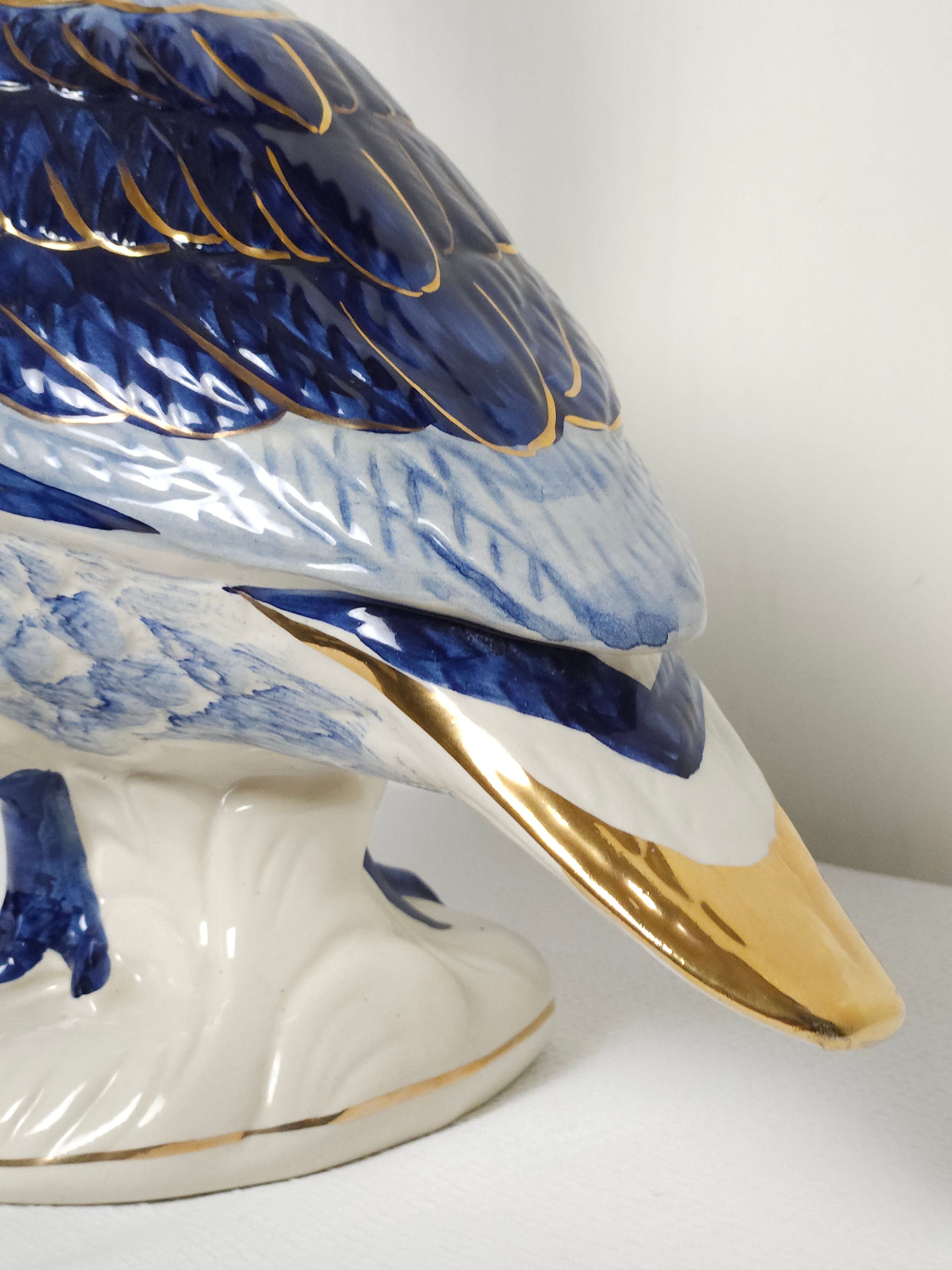 Vintage ceramic large duck Italy