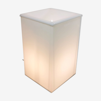 Lampe de sol en plexiglas et cache pot