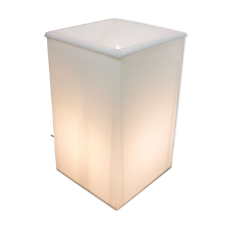 Lampe de sol en plexiglas et cache pot