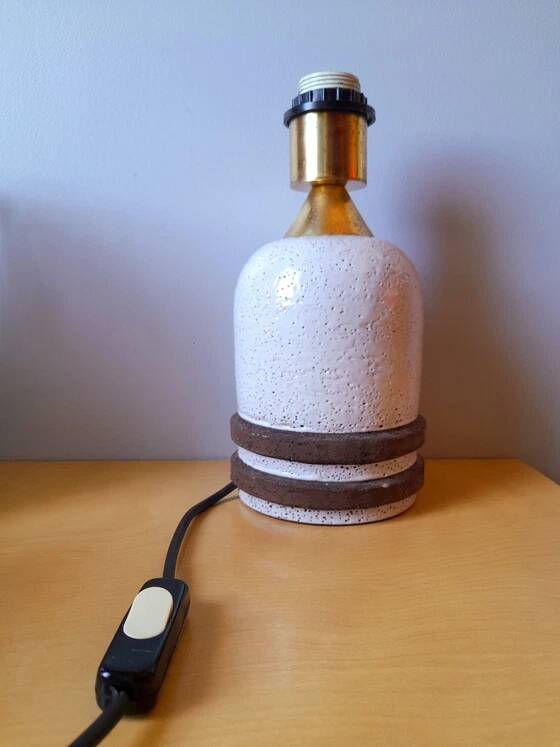 Glazed ceramic lamp 1970