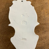 Porcelain holy water font, 19th century.