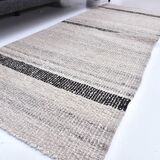 Beige black kilim rugs, runner kilim turkish, hand made wool kilim rug
