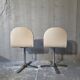Chaises pivotantes skai blanc