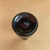 Ancien Vase Soliflore Opaline Noir Made On Germany Vintage #B092