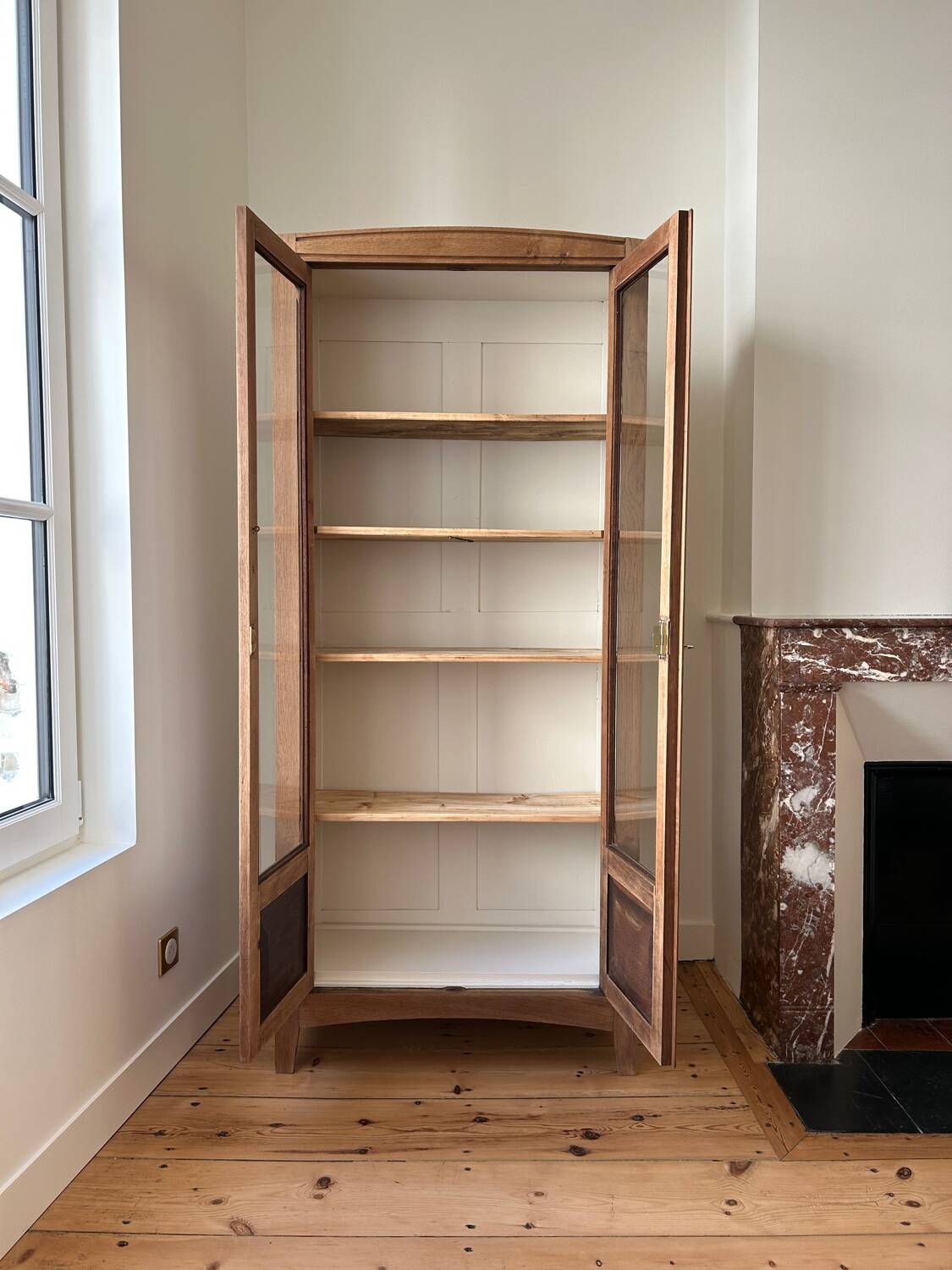 Parisian glass cabinet