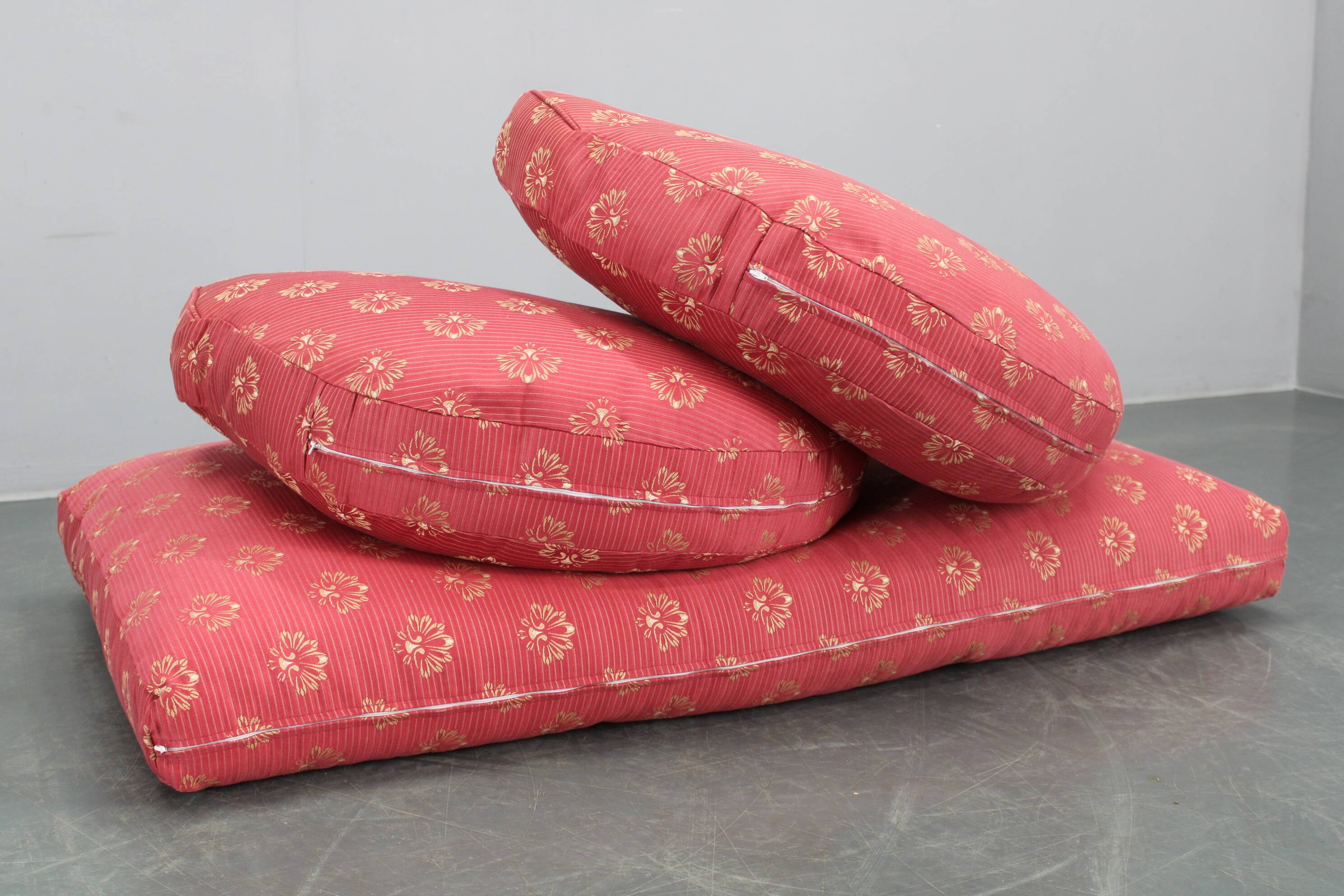 Antique Carved Sofa with Cane Sides , Czechoslovakia