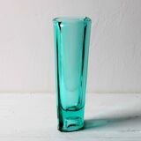Mid-century Pressed Glass Vintage Vase by Miloš Filip  / 1963