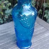 Glass vase from vintage Empoli glassworks 70s 80s