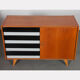 Vintage oak chest of drawers by Jiri Jiroutek, model U-458, 1960s