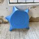 Set of 2 free-form fiberglass planters