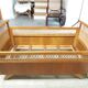 Children's bed gilded wood and rattan 60s