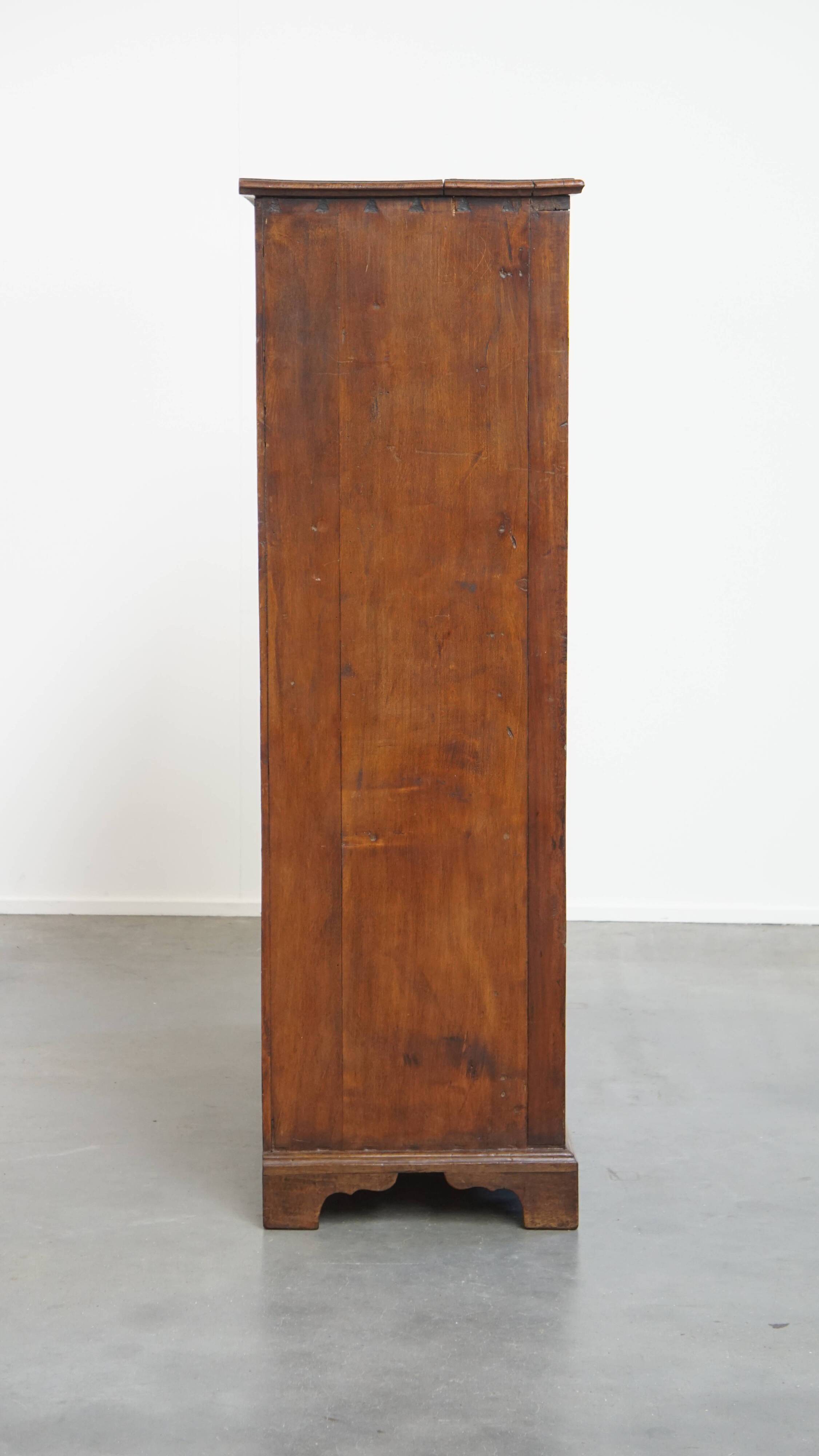 18th-Century Antique English 2-Door Cabinet