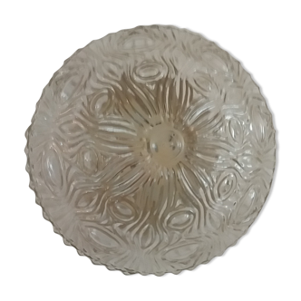 Round glass ceiling light