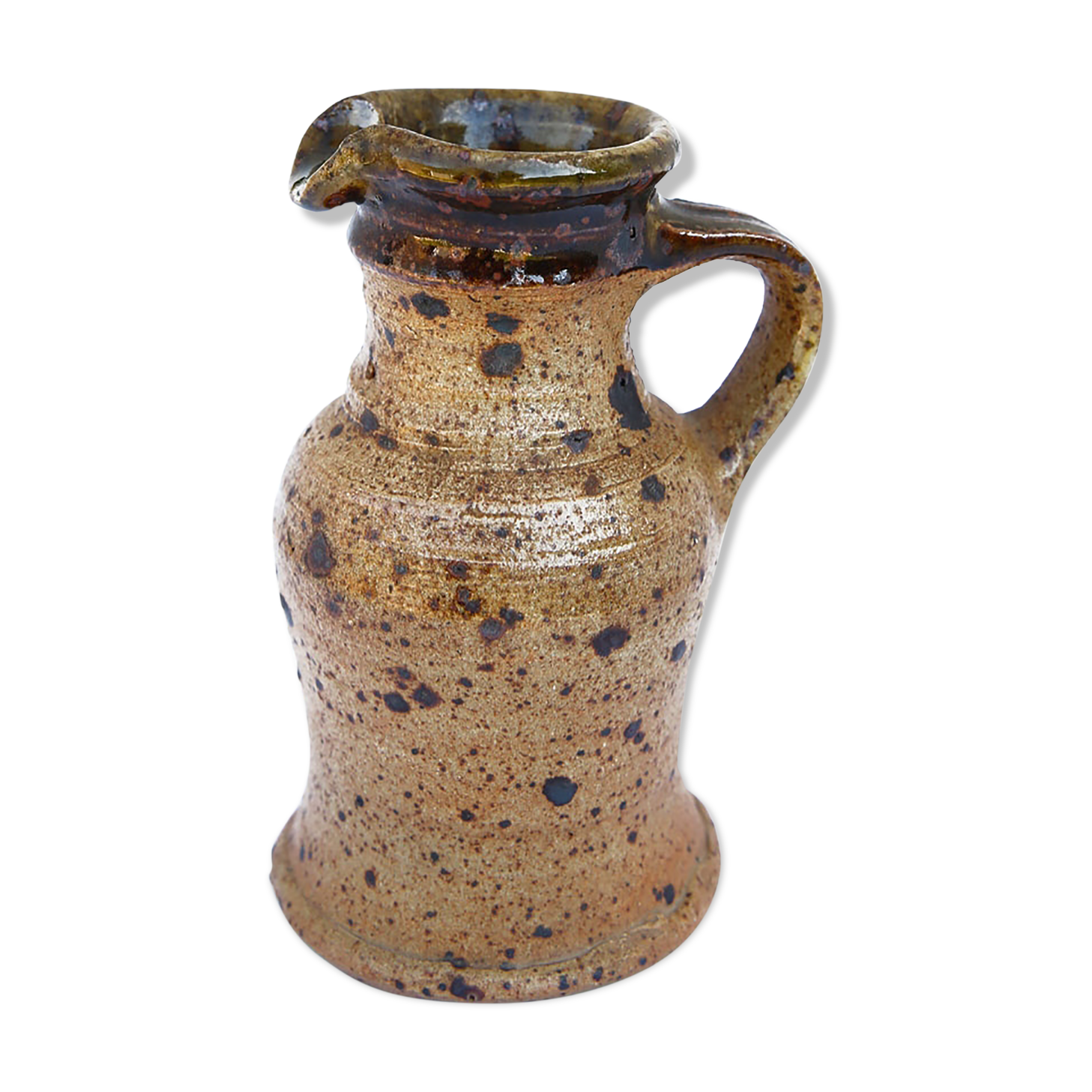 Pierre Digan's pyrity sandstone box, Puisaye, La Borne 1950
