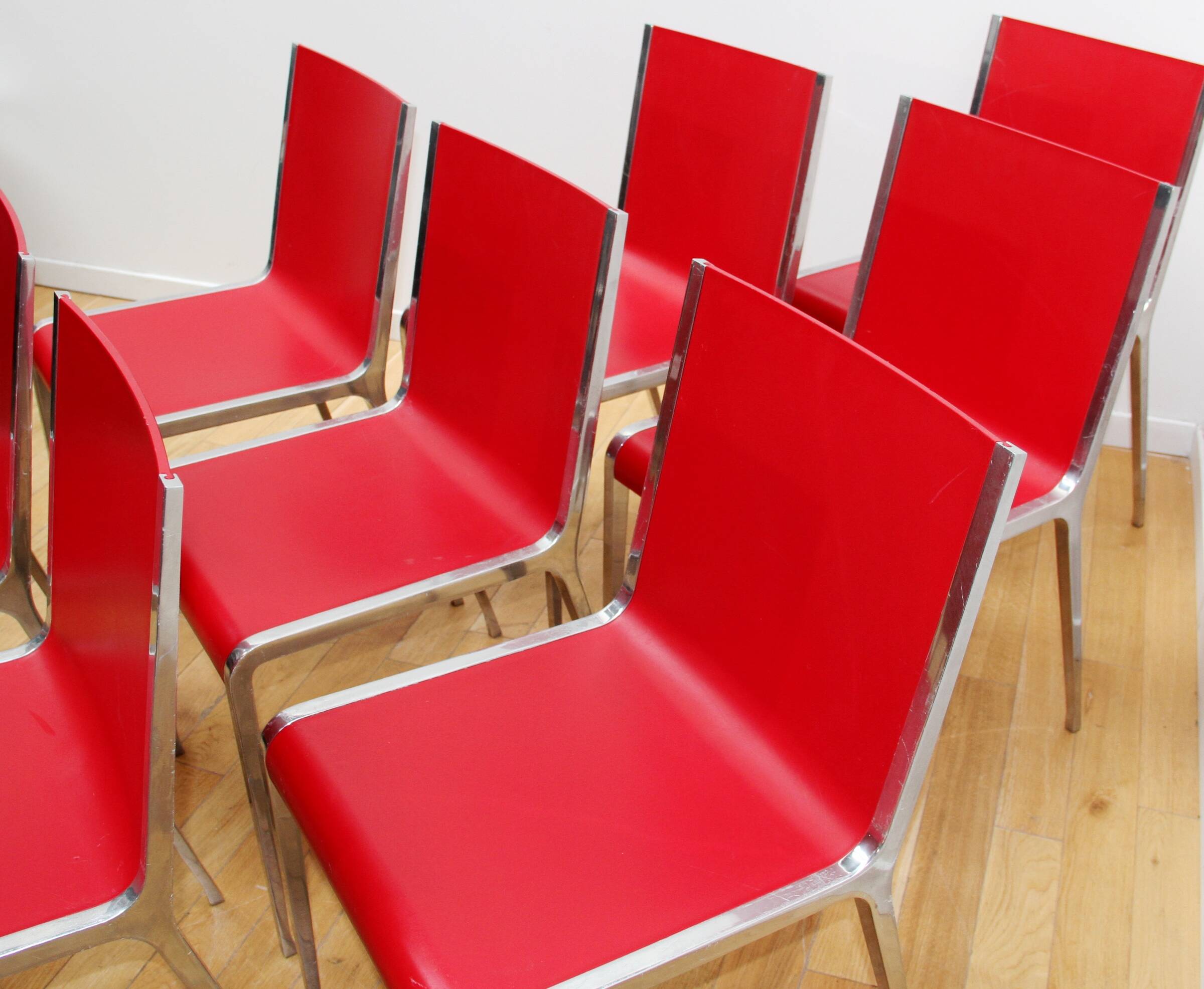 Set of 8 Bikappa chairs, Kristalia