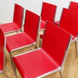 Set of 8 Bikappa chairs, Kristalia