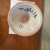 Hand-painted handcrafted vintage Tunisian vase