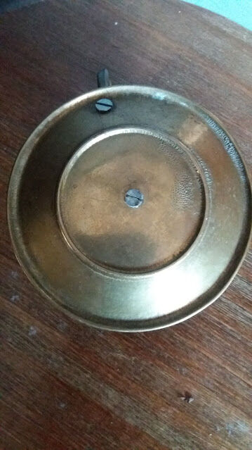 Butterfly brass candlestick