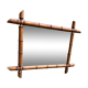 Miroir en bambou vintage 64x50cm