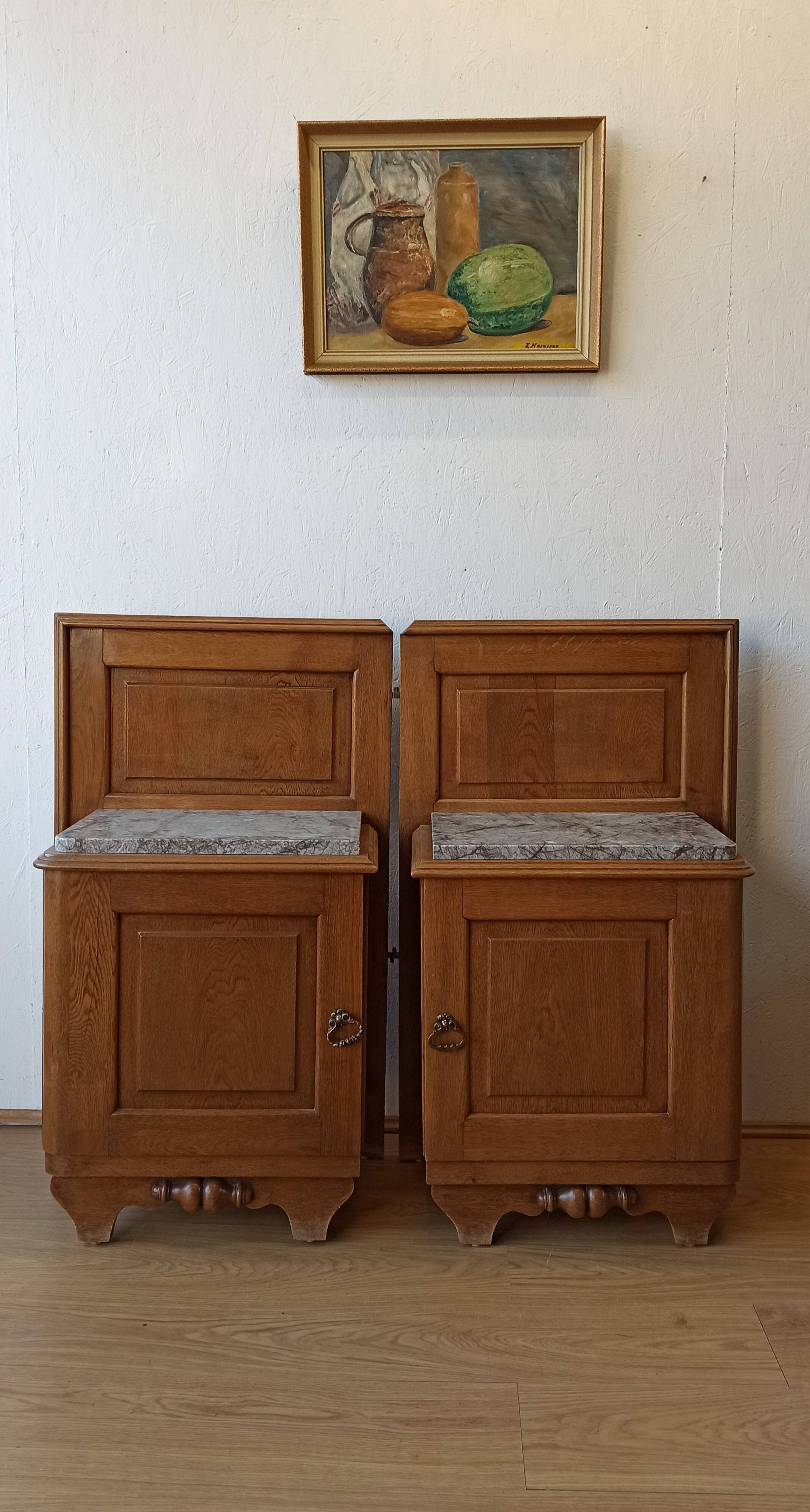 Pair of vintage bedside tables