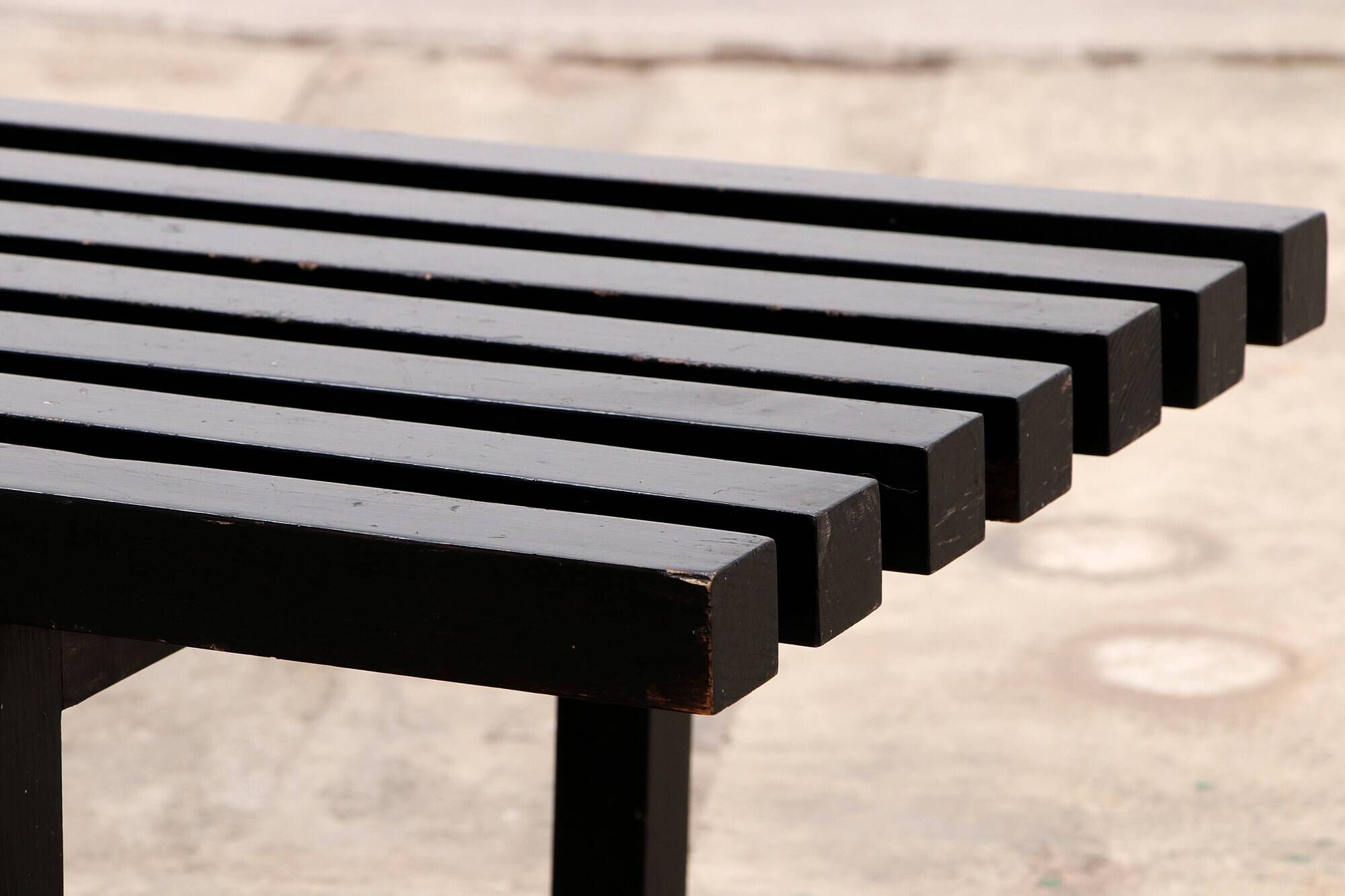1970s Slatted bench by Gijs Bakker and Wim Wilson for Castelijn, the Netherlands